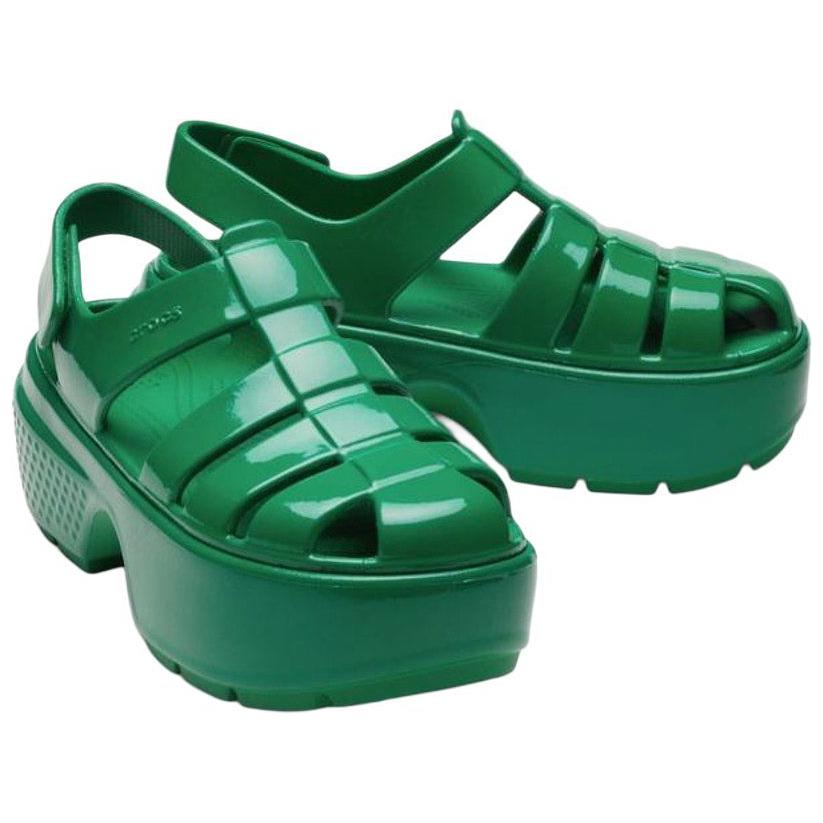 Crocs Roman Sandals Women's Green