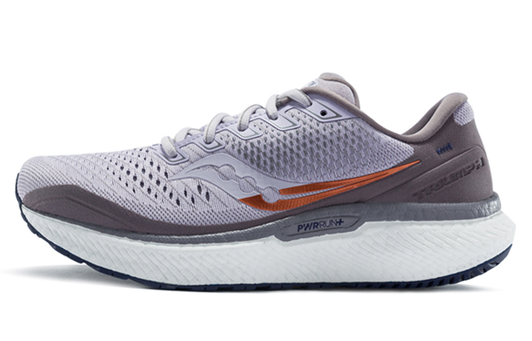 Saucony Triumph 18 Rebound Cushioning Wear-Resistant Slip-Resistant Support Low-Top Running Shoes Women's Light Purple