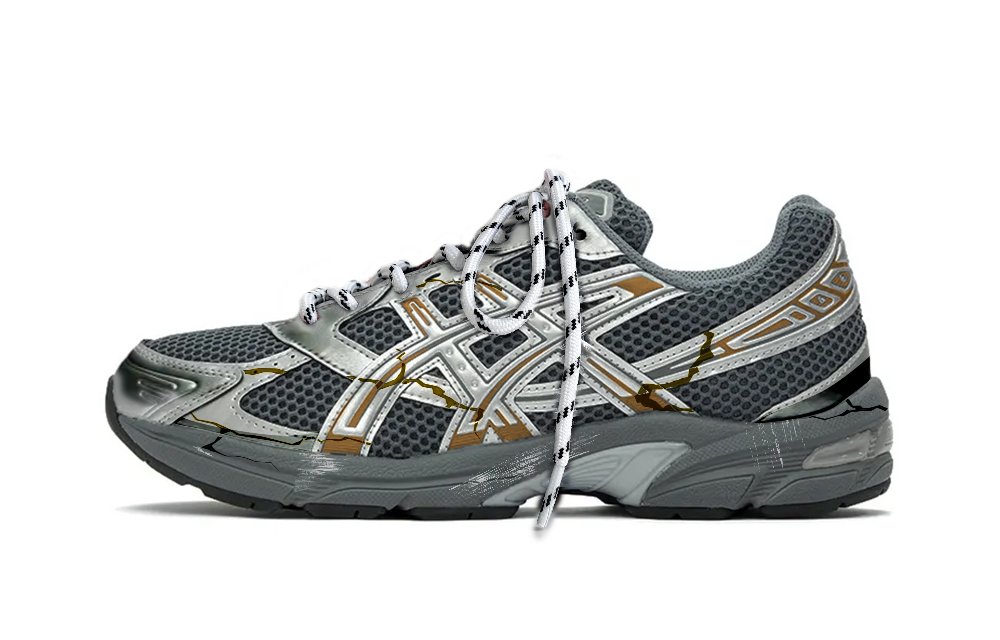 Asics Gel 1130 Running Shoes Unisex Low Top Gray/Brown