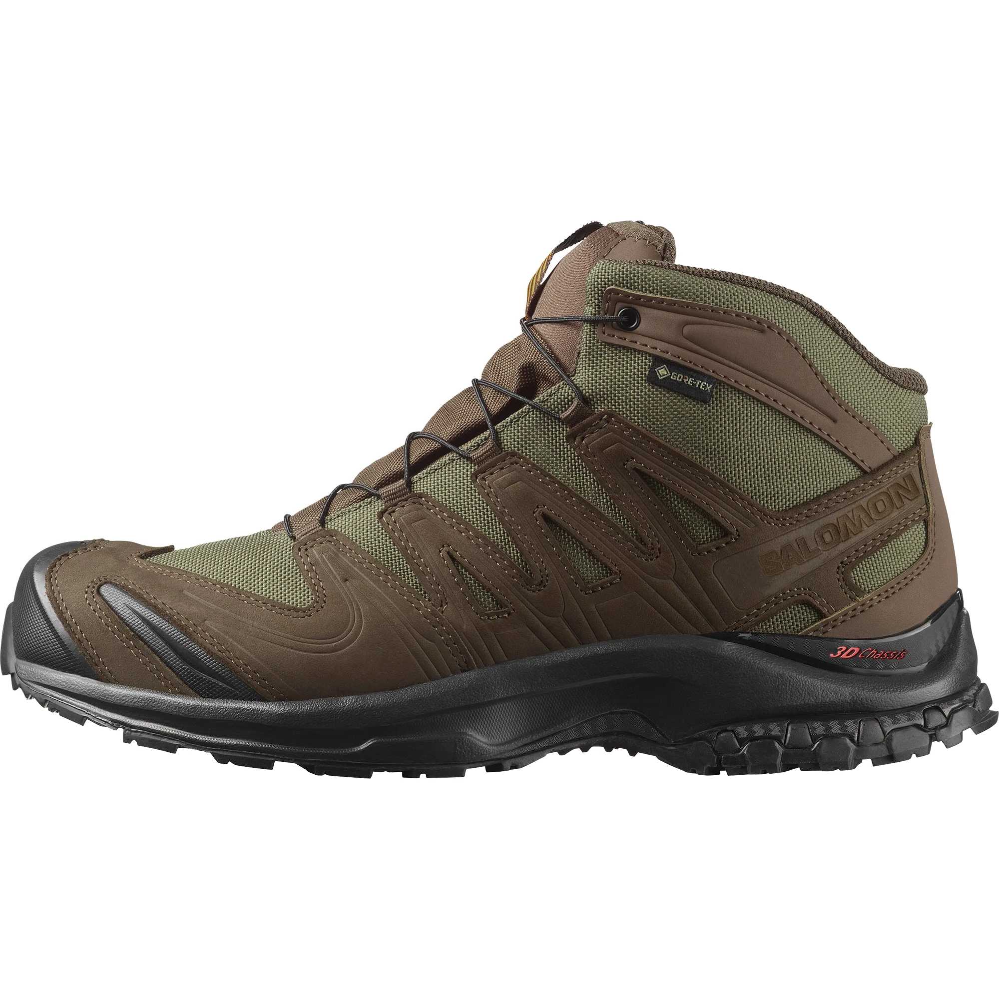 SALOMON Gore Te Cushioning, Abrasion Resistant, Waterproof, And Breathable Mid top Mountaineering Hiking Shoes Unisex