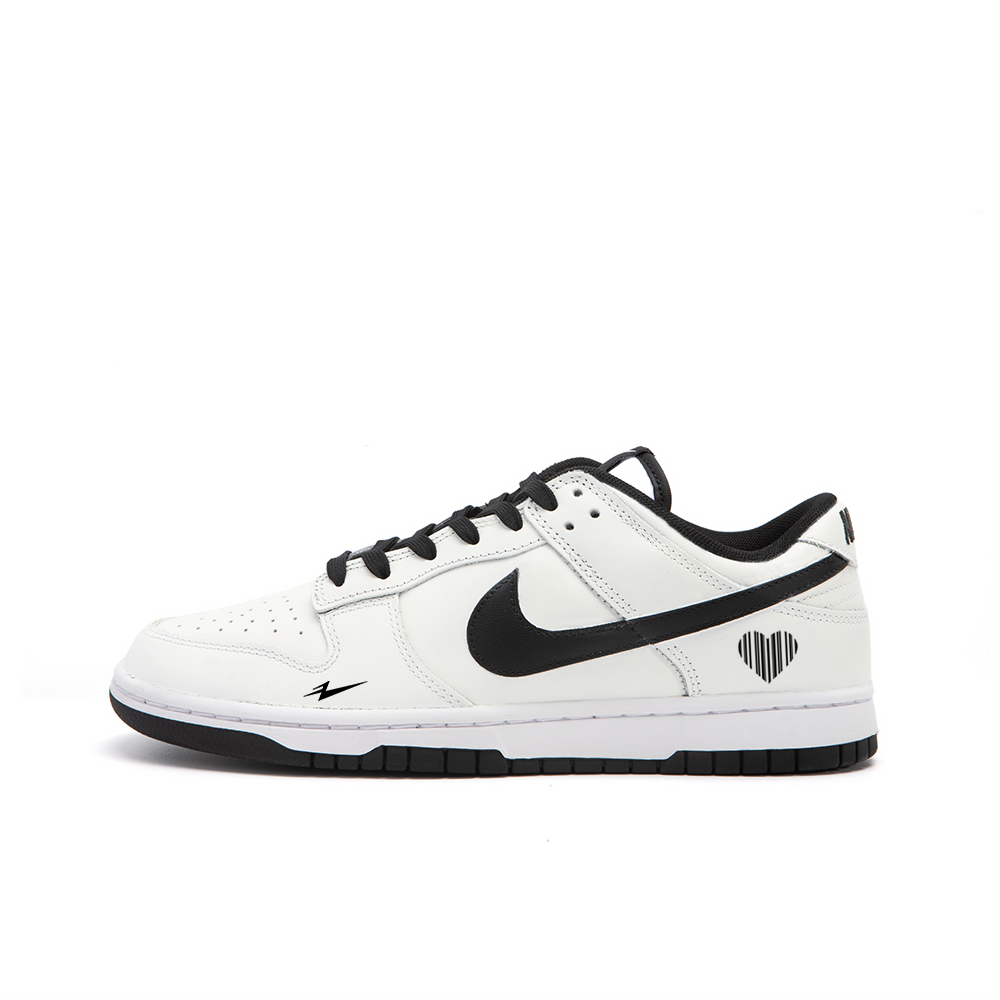 Nike Dunk Slip-Resistant Low-Top Skateboard Shoes Unisex Black