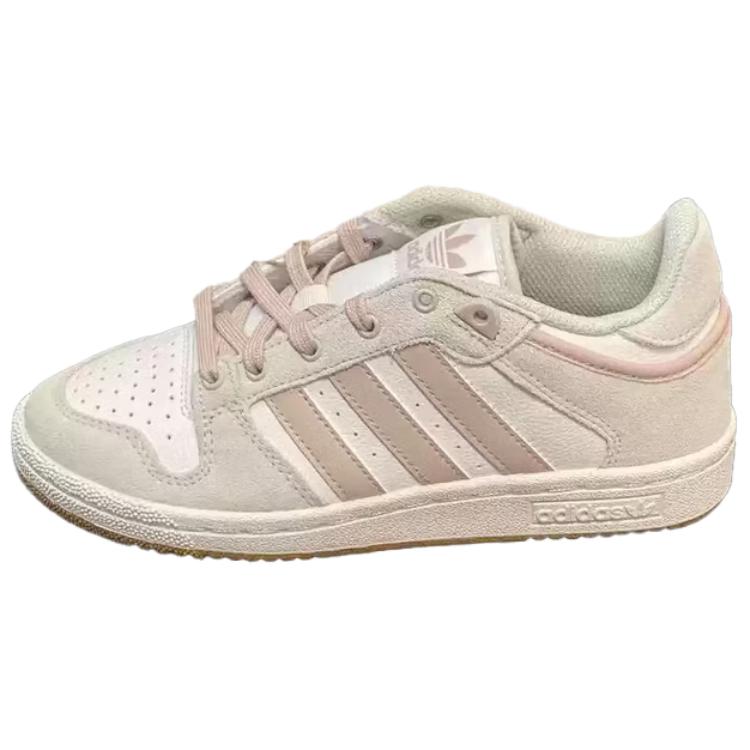 Adidas Originals Clover Series Lightweight Low Top Skateboard Shoes Unisex Pink White