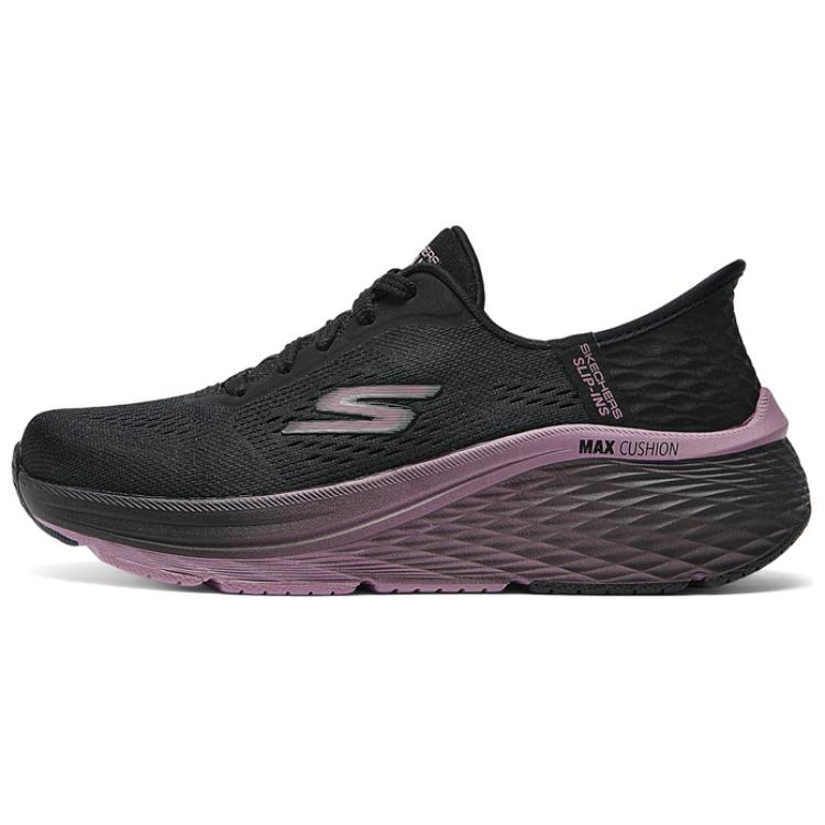 Skechers WOMEN'S GO Series Cushioning Wear-Resistant Low-Top Running Shoes Women's Black