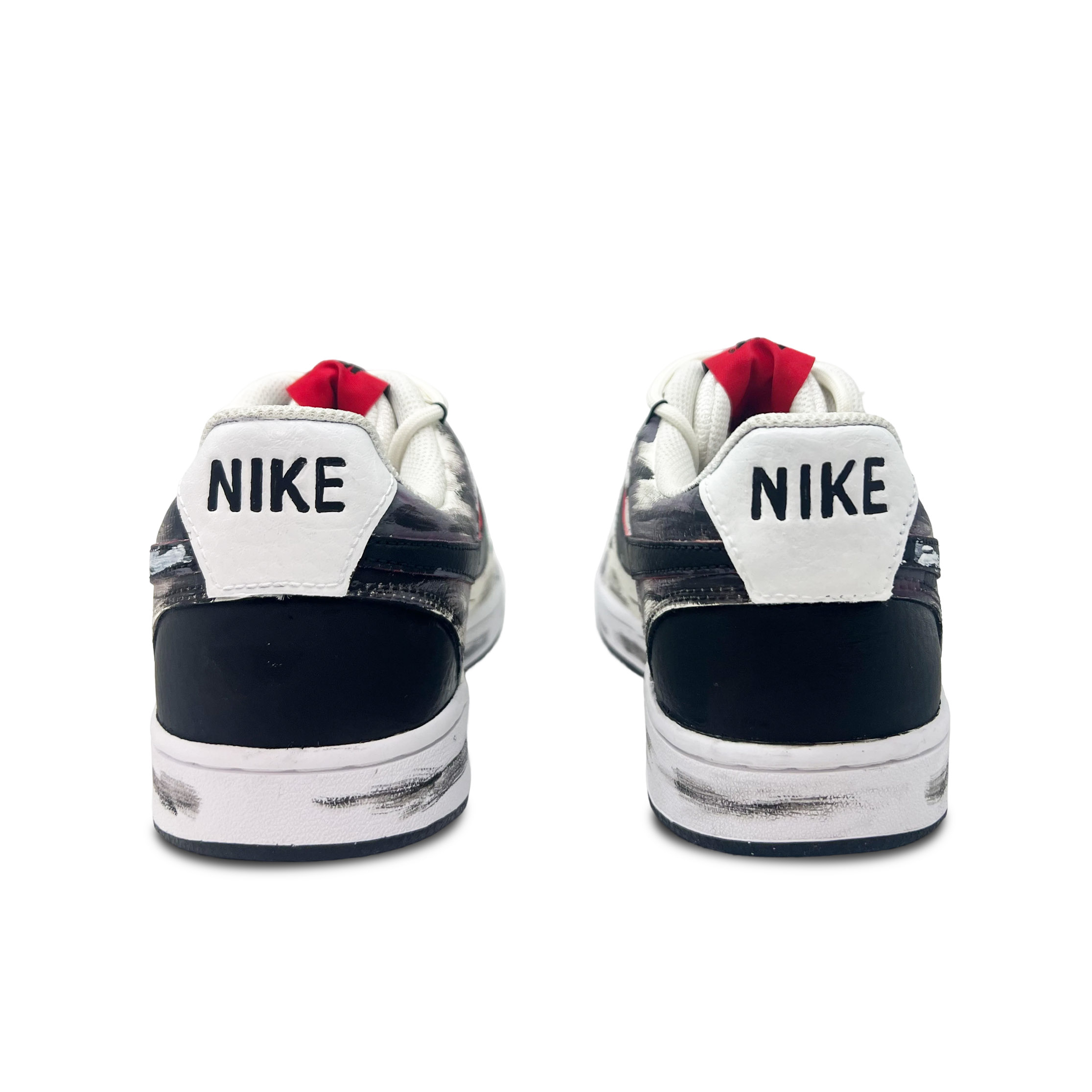 Nike Court Vision 1 Dark Night Footprints Abrasion Resistant Low Top Skateboard Shoes Men's Black купить в интернет-магазине Yoocart с быстрой доставкой по России.