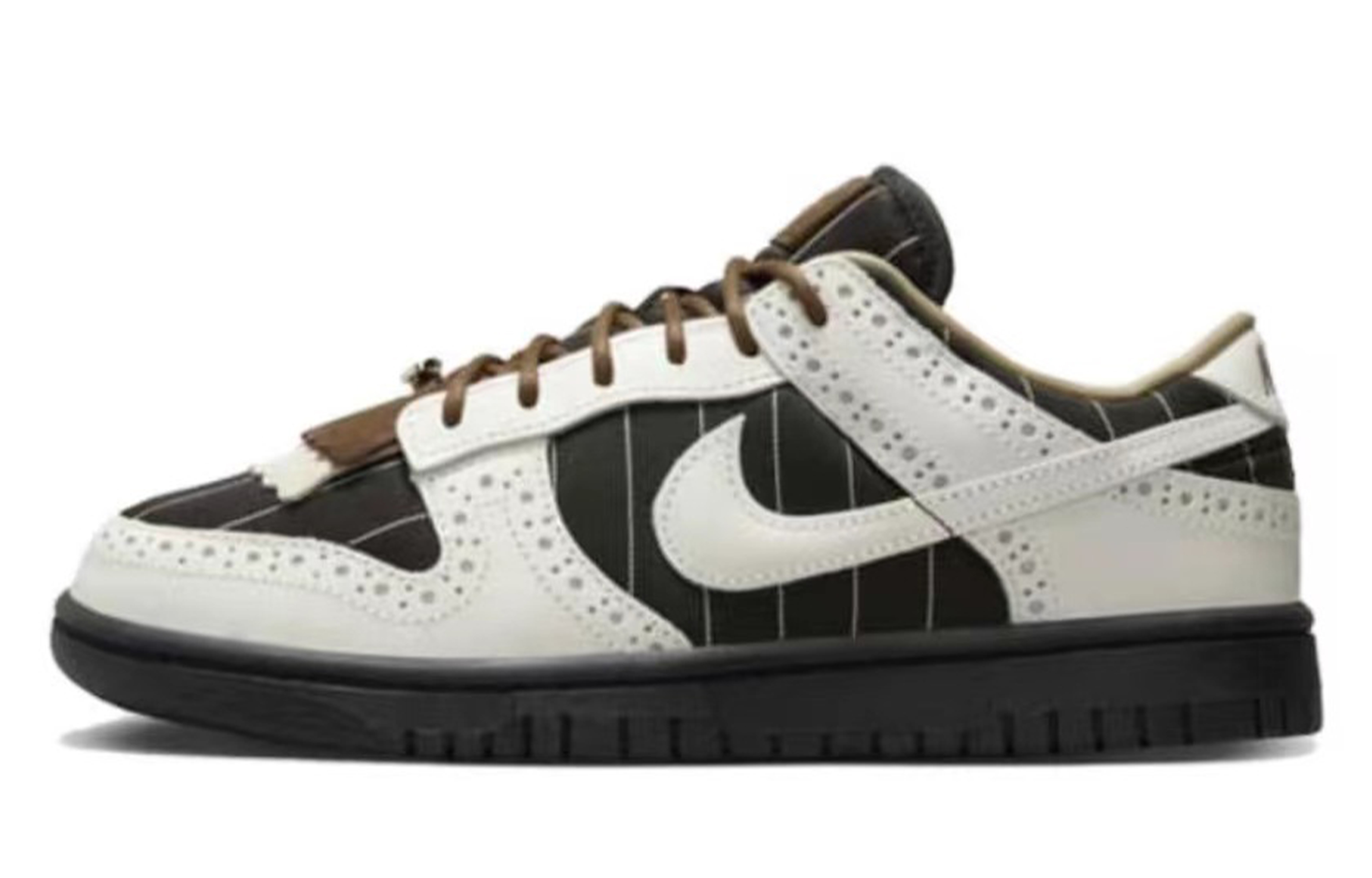 Nike Dunk Skateboard Shoes Unisex Low-Top Gray/White