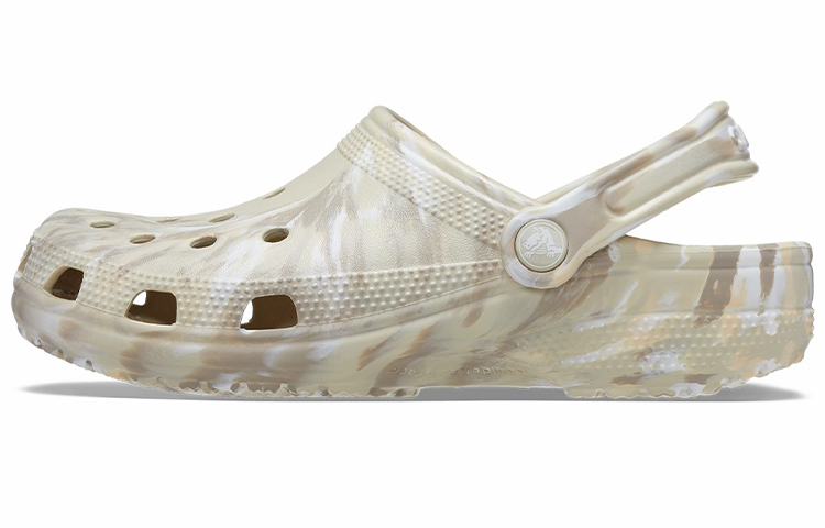 Crocs Classic Marbled Clog 'Bone & Multi'