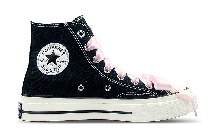 Converse 1970s High-Top Canvas Shoes Unisex Black Pink купить в интернет-магазине Yoocart с быстрой доставкой по России.