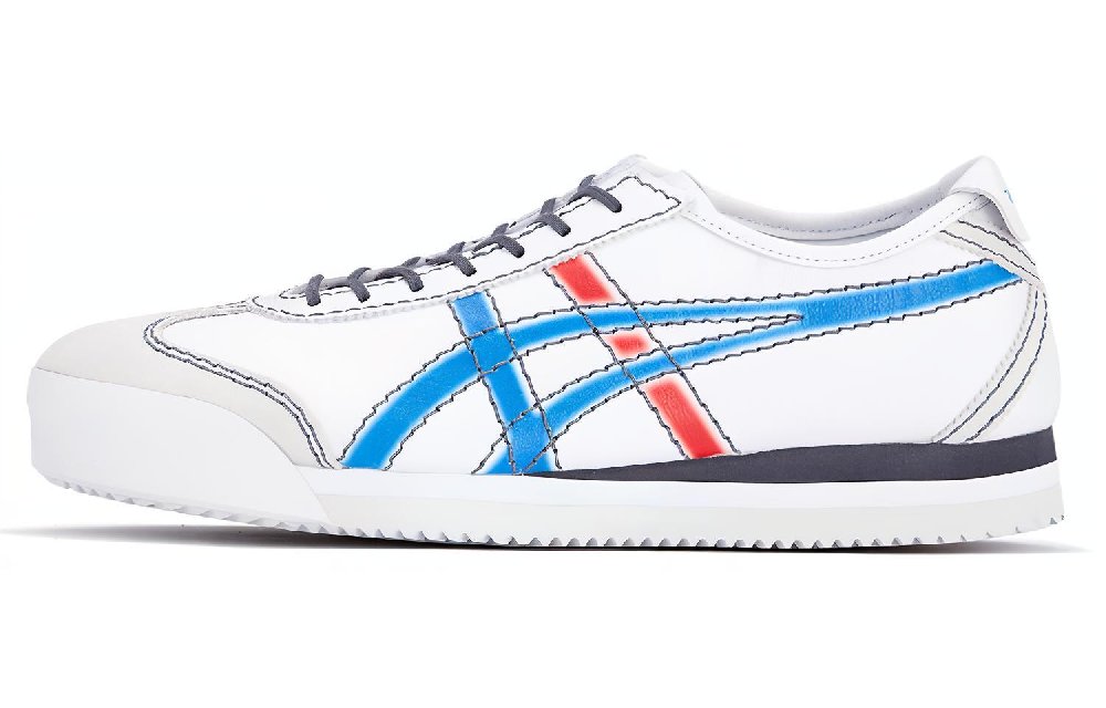 Onitsuka Tiger MEXICO 66 SD PF Low Top Casual Shoes Unisex White Blue Red