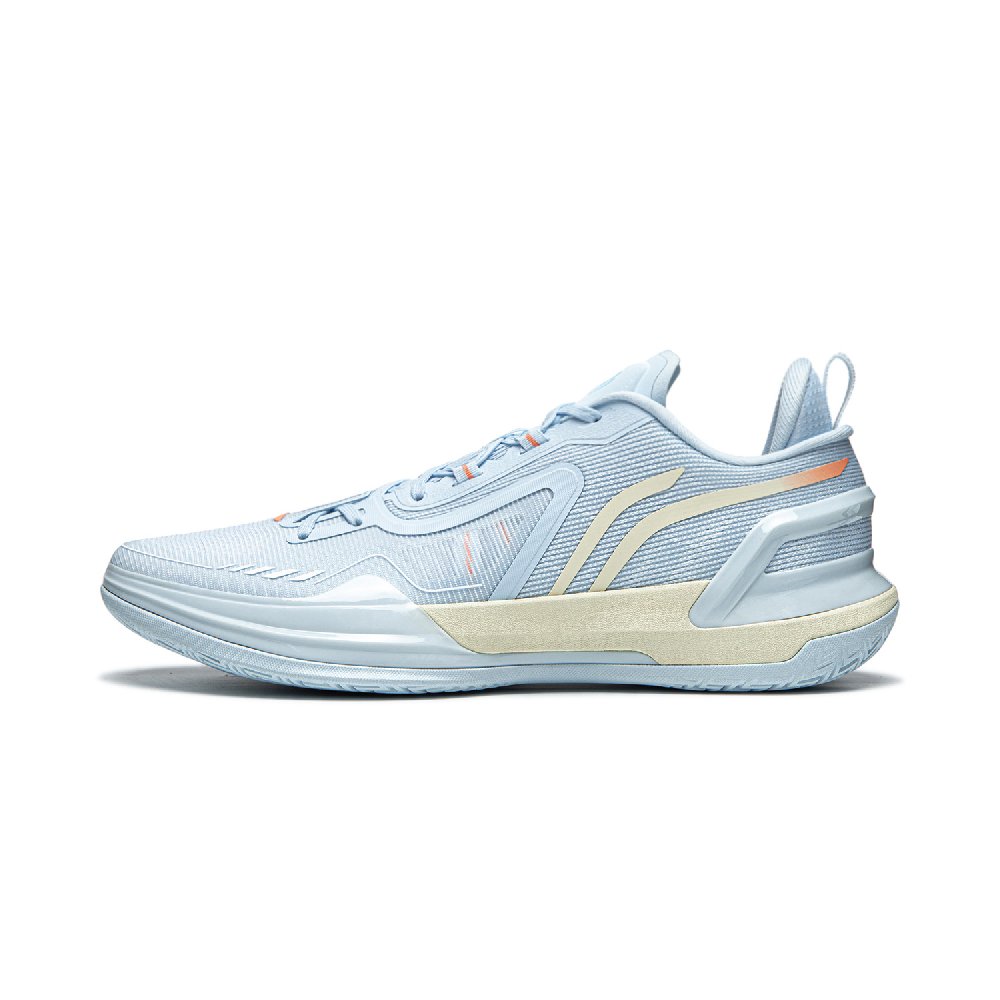 LiNing Liren Assassin 1 Snowmelt Cushioned Slip-Resistant Lightweight Rebound Low-Top Basketball Shoes Men's Sky Blue