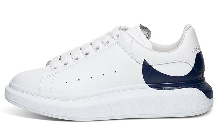 Alexander McQueen Oversized Sneaker 'White Navy Heel'