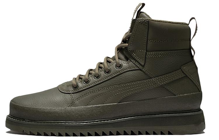 PUMA Unisex Desierto V2 Wtr Rubber High Top Sneakers Green