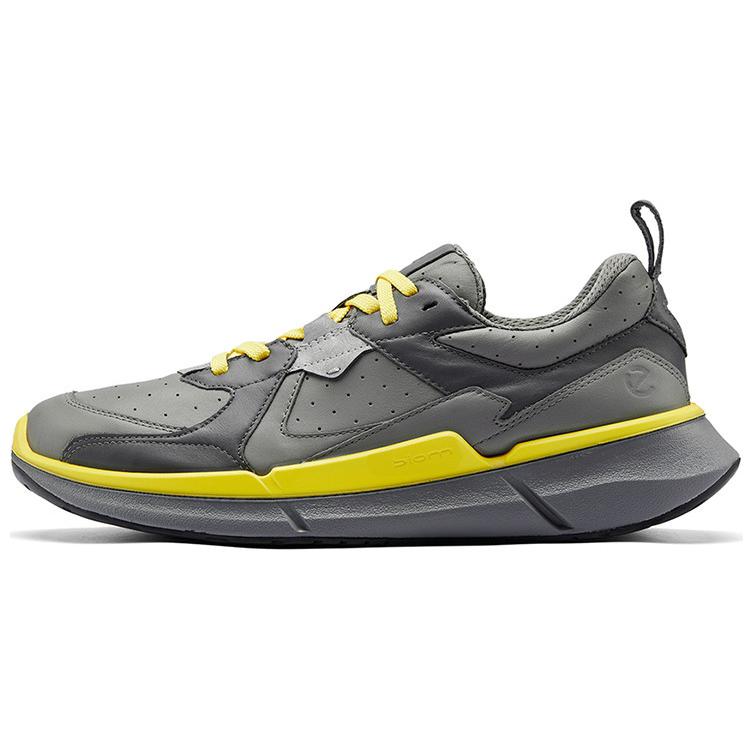 Ecco Cushioning Wear-Resistant Low-Top Running Shoes Men's Gray