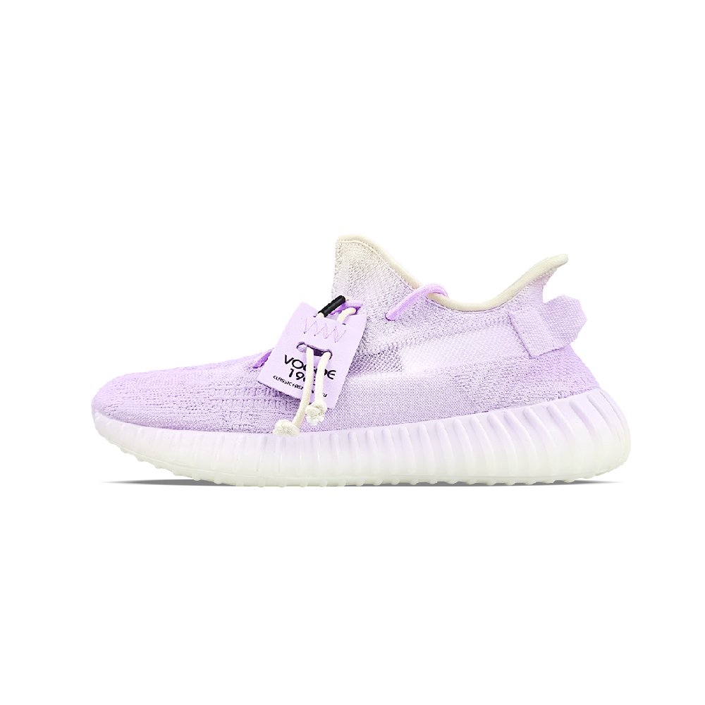 Adidas Originals Yeezy Boost 350 V2 BNK Tipsy Plum Purple Cushioning Height Increase Low Top Casual Shoes Unisex
