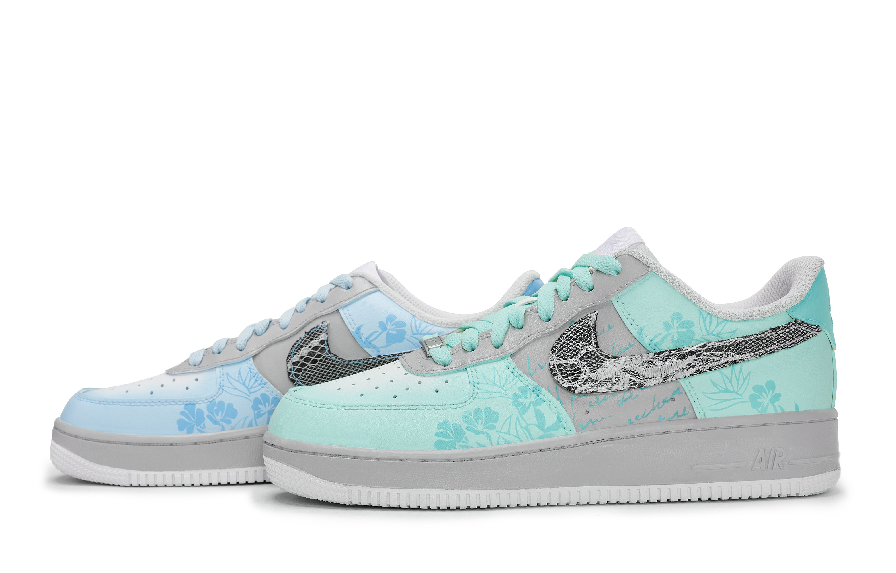 Nike Air Force 1 Skateboard Shoes Unisex Low top White/Blue/Tiffany купить в интернет-магазине Yoocart с быстрой доставкой по России.