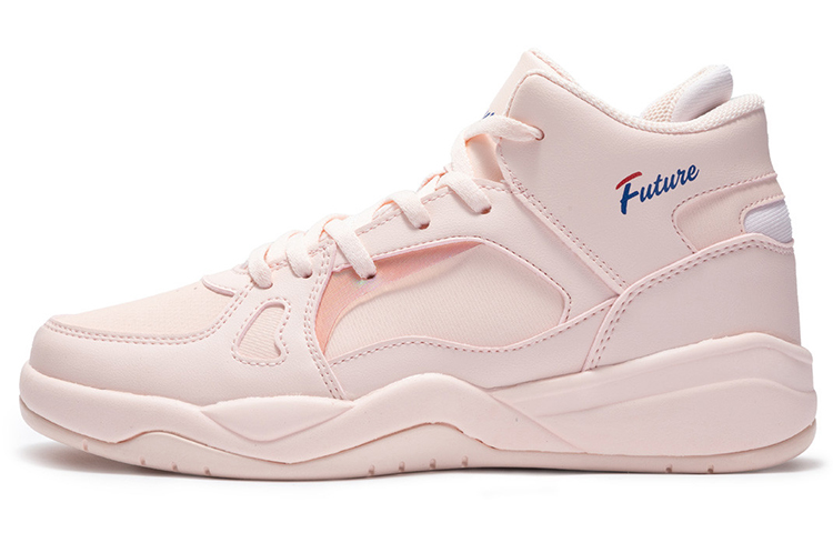361° Breathable Mid-Top Skateboard Shoes Women's Transparent Pink