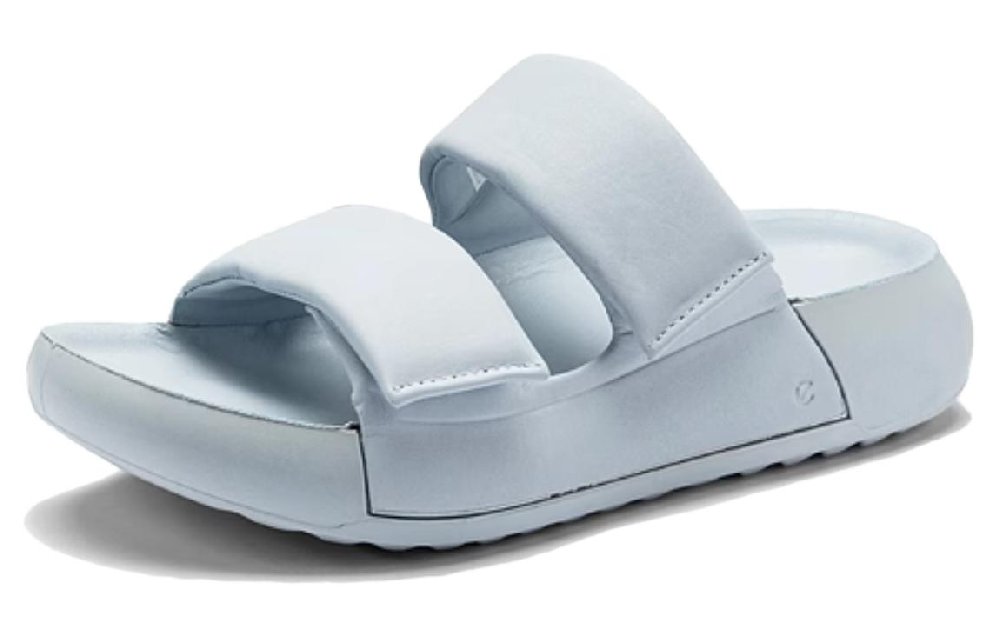 Ecco Antibacterial Quick Dry Slide Slippers Women's Blue