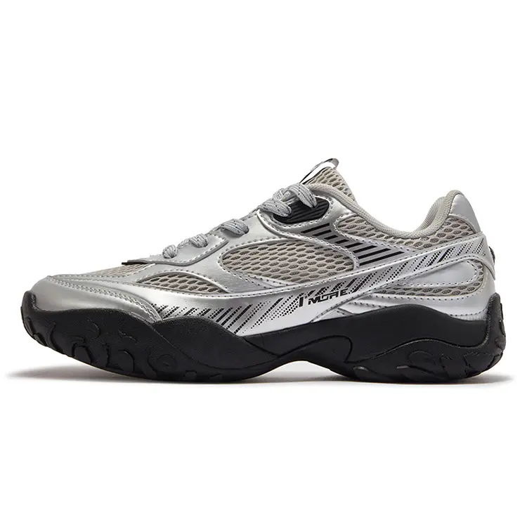 361° Swan Shoes Slip Resistant Abrasion Resistant Low top Casual Shoes Women's Silver White