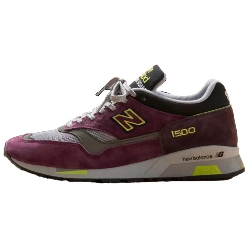 New Balance 1500 MiUK Plum Wine Neon Yellow купить в интернет-магазине Yoocart с быстрой доставкой по России.