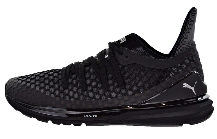 PUMA Ignite Limitless Netfit Black White