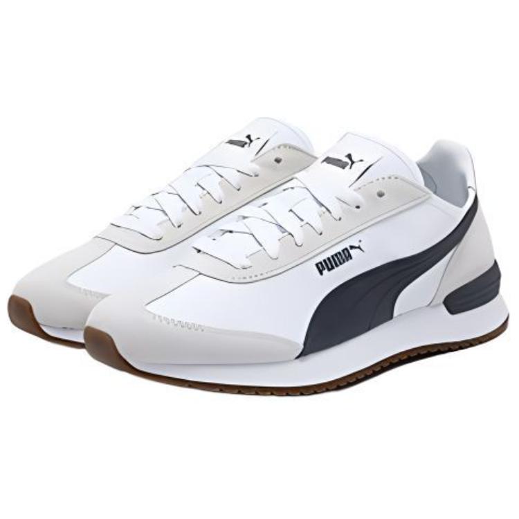 PUMA R78 Abrasion Resistant Low Top Casual Shoes Unisex Gray White Black купить в интернет-магазине Yoocart с быстрой доставкой по России.