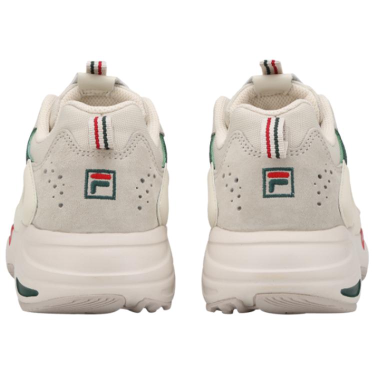 FILA Tracer Low Top Chunky Sneakers Unisex Gray Green Red