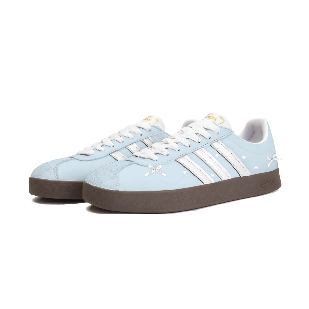 Adidas Neo VL Court 2.0 Skateboard Shoes Unisex Low Top Blue/White купить в интернет-магазине Yoocart с быстрой доставкой по России.