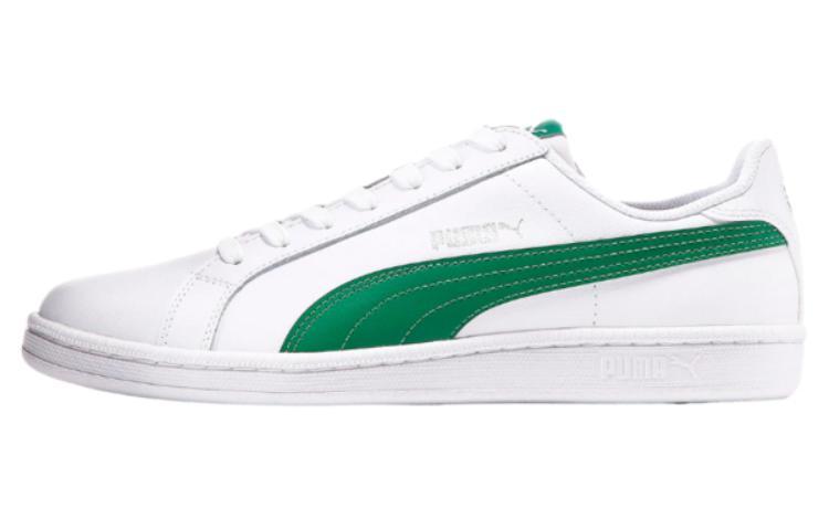 PUMA Smash Leather Green/White