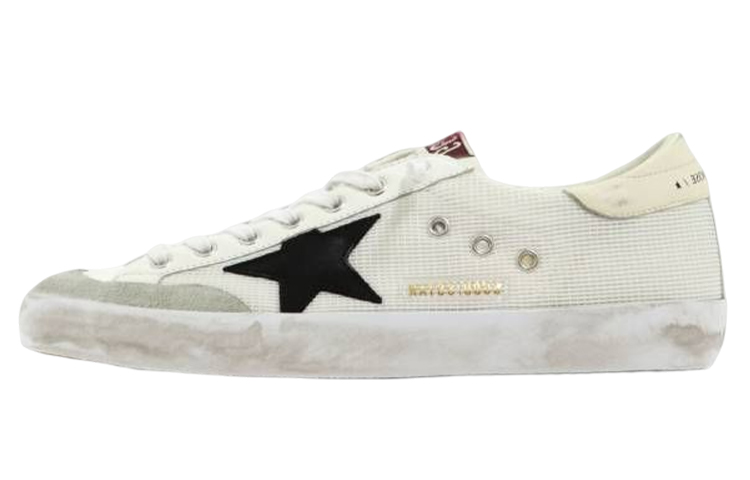 Golden Goose Super Star Nylon White Black Beige