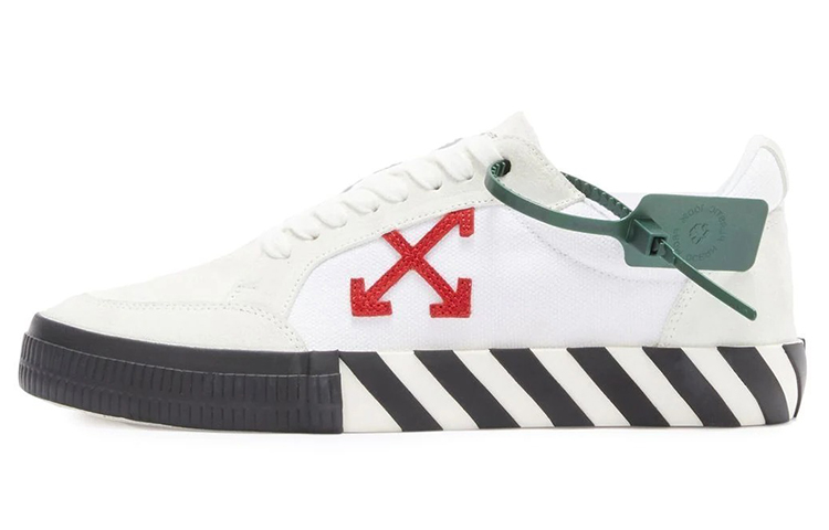 OFF WHITE Vulc Low White Red Black SS22