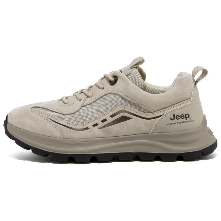 Jeep Wear-Resistant Low-Top Trekking Shoes Men's Sand