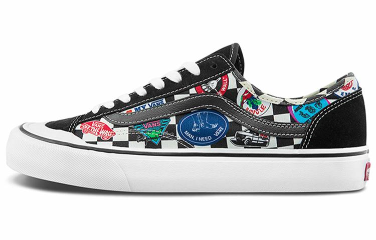 Vans Style 36 Colour Printing Shoes Black MULTI COLOR