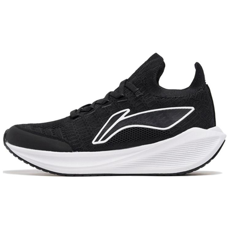 LiNing Slip Resistant Abrasion Resistant Low top Casual Running Shoes Women's Black