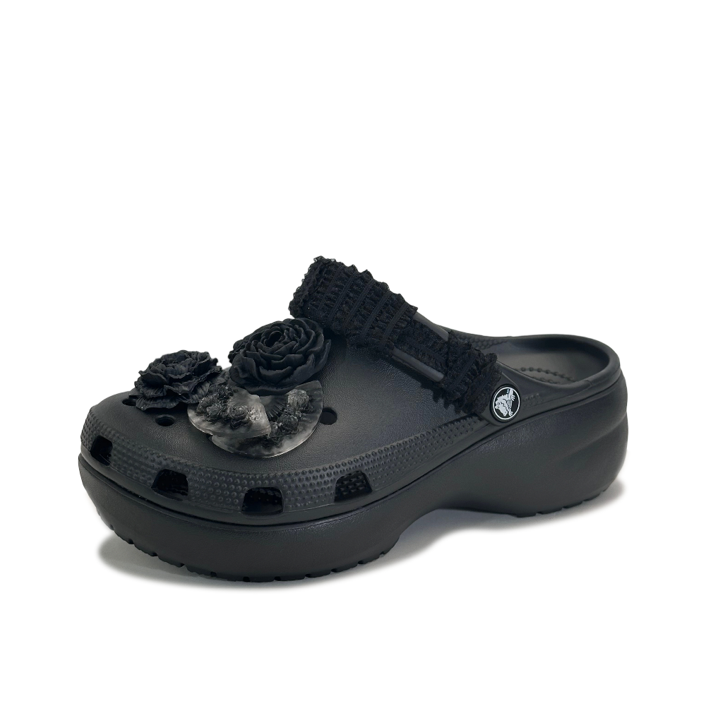 Crocs Classic Platform Clog Clogs Women's Black