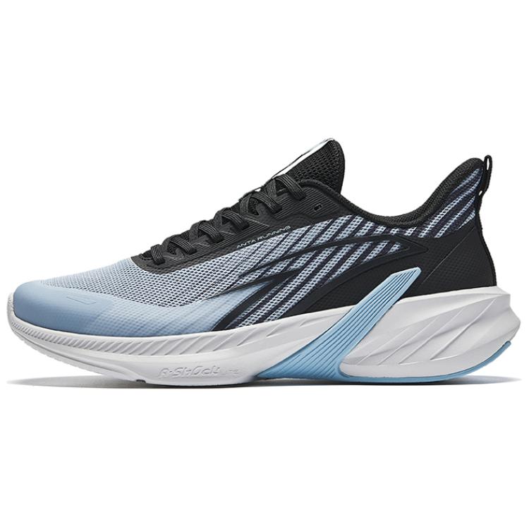 Anta Cushioning Wear-Resistant Low-Top Running Shoes Men's Blue Black