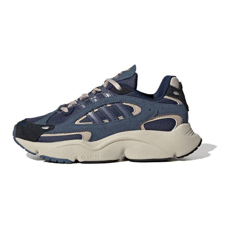 Adidas Originals Ozmillen Anti-Slip And Wear-Resistant Breathable Low-Top Kids' Training Shoes Blue Teenagers
