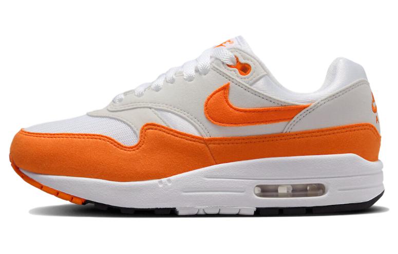 Nike Air Max 1 Повседневная обувь Low Top Белый и оранжевый Женская