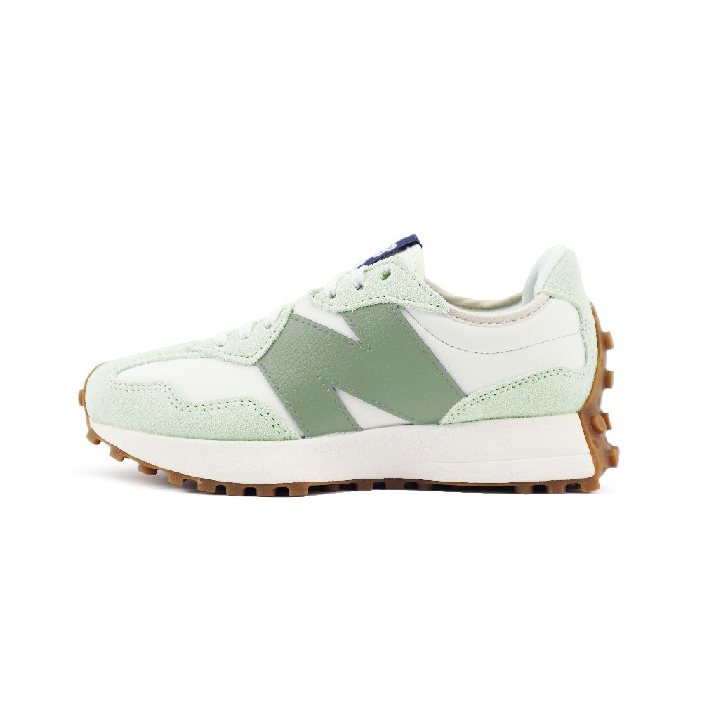 New Balance NB 327 Abrasion Resistant Low Top Casual Running Shoes Women's White Green