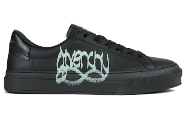 Givenchy City Skateboard Shoes Men Low-Top Black Blue