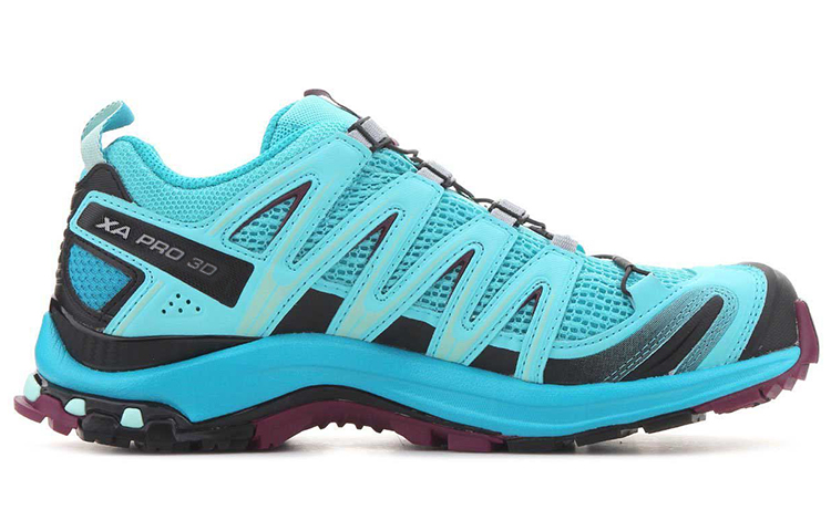 SALOMON XA Pro 3D V9 Durable Breathable Low-Top Hiking Trekking Shoes Women's Blue