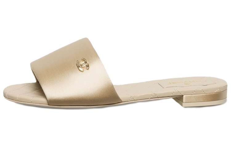 CHANEL Stylish Sandal Women's Light Umber