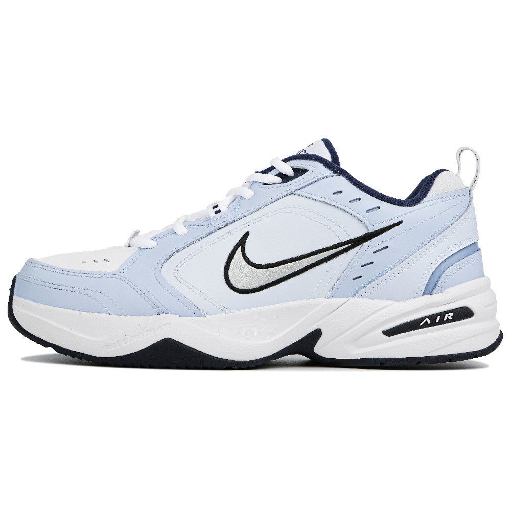 Nike Air Monarch 4 Cushioning Anti-Slip And Wear-Resistant Coverage Support Low-Top Chunky Sneakers Unisex White