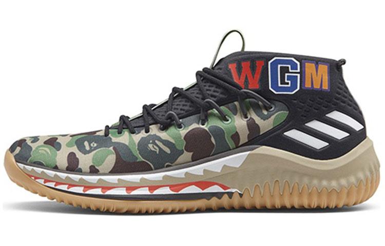 Adidas Dame 4 A Bathing Ape Camo