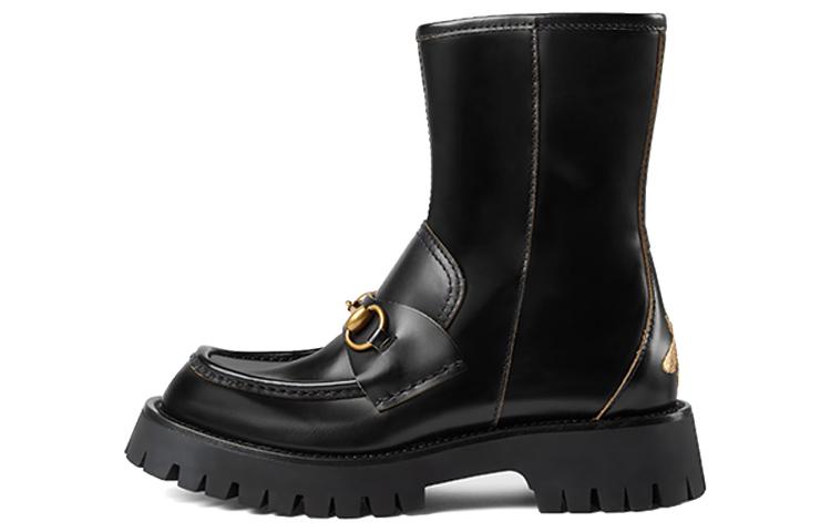 GUCCI Horsebit-embellished Ankle Boots