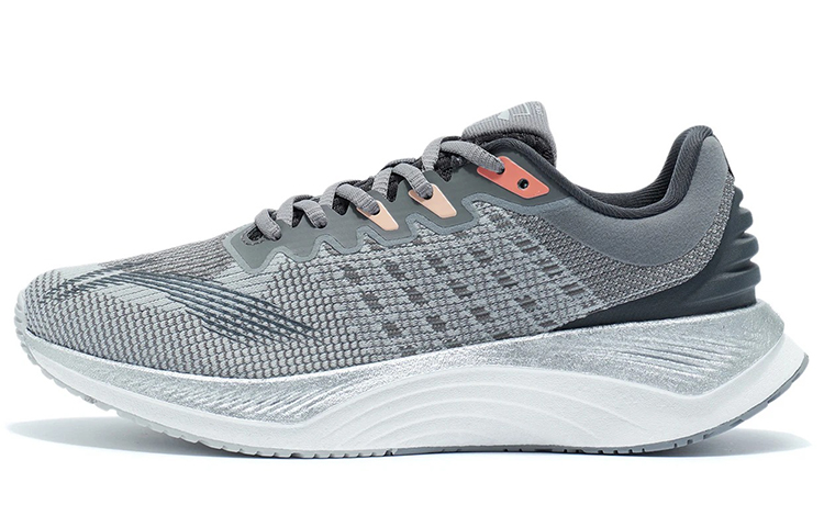 LiNing Abrasion Resistant Breathable Low Top Running Shoes Men's Frost Gray