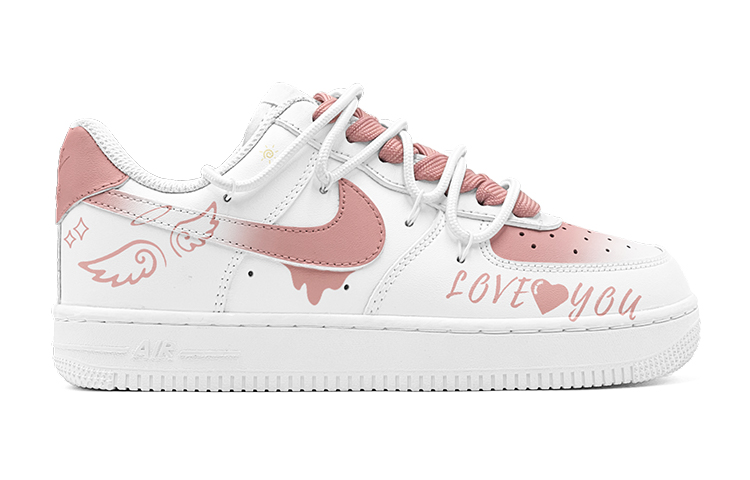 Nike Air Force 1 Air Force 1, Spring Refresh, Mismatched Graffiti Slip Resistant Low top Skateboard Shoes GS Pink Blue купить в интернет-магазине Yoocart с быстрой доставкой по России.