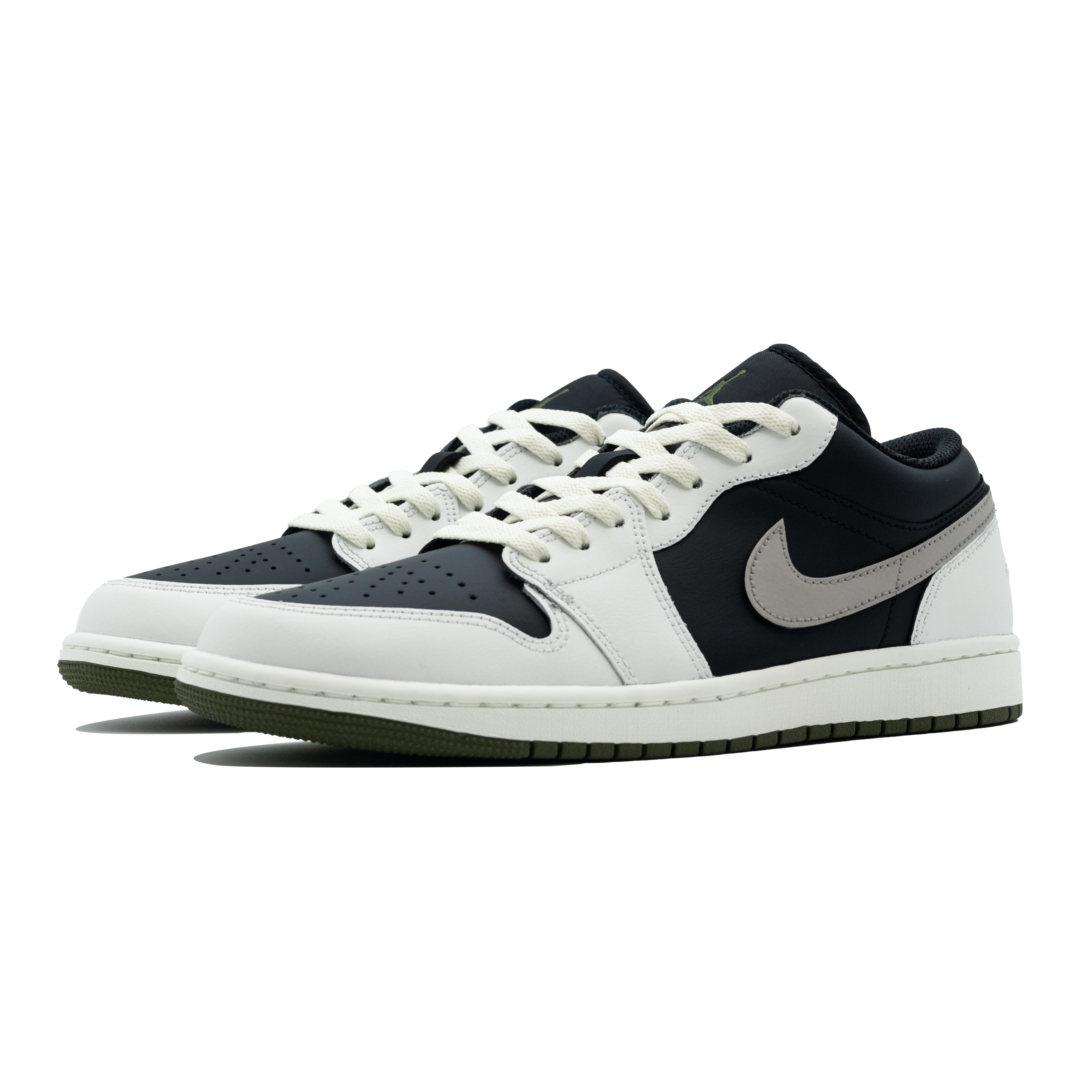 JORDAN Air Jordan 1 Vintage Basketball Shoes Unisex Low top Black/White/Gray купить в интернет-магазине Yoocart с быстрой доставкой по России.