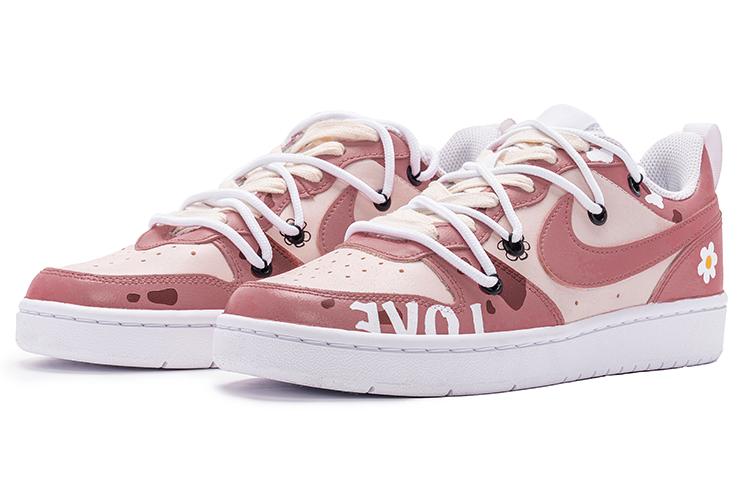 Nike Court Borough Low 2 Low-Top Skateboard Shoes Women's Dirty Pink купить в интернет-магазине Yoocart с быстрой доставкой по России.