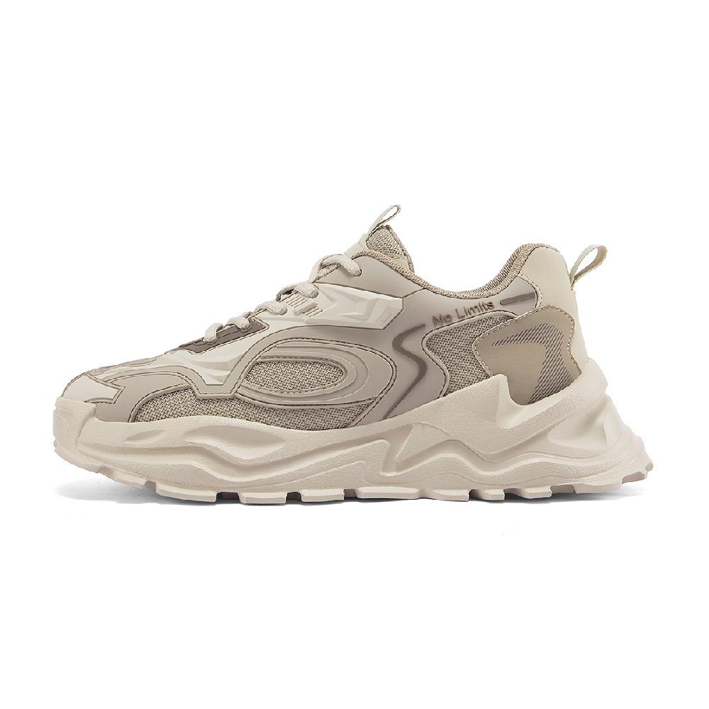 Jeep Slip-Resistant Breathable Coverage Low-Top Chunky Sneakers Men's Khaki