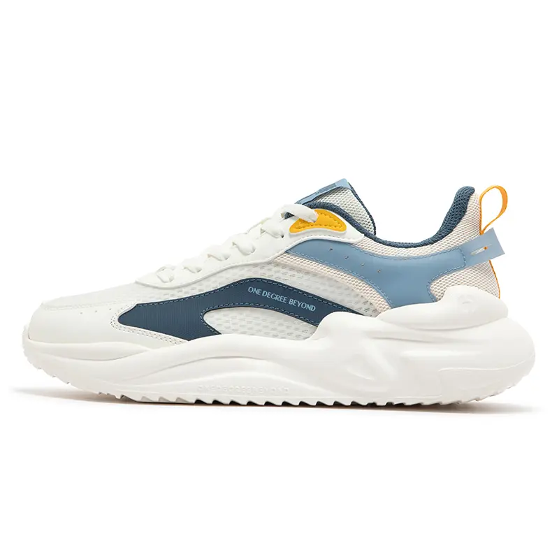 361° Slip Resistant And Breathable Low Top Casual Shoes Men's White Blue
