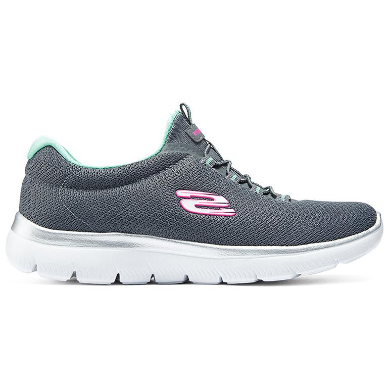 Skechers Summits Abrasion Resistant Breathable Low top Casual Shoes Women's Gray